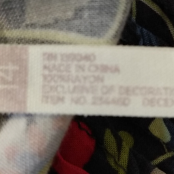 Matilda Jane 435 Girl Dress Tunic Tank Top 12 14 Bright Happy Floral Blue Red - Picture 8 of 11